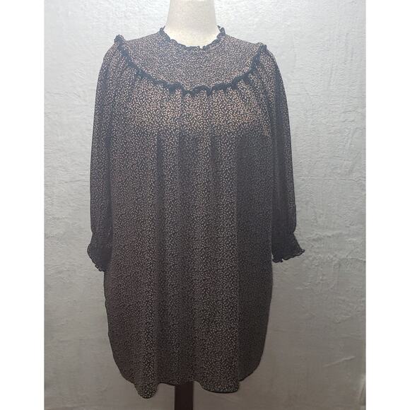 Hatch Maternity Smocked Floral Midi Dress NWT Size 0 Deadstock